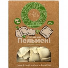 Органические пельмени из говядины и свинины
