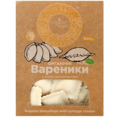Органические вареники с сыром кисломолочным