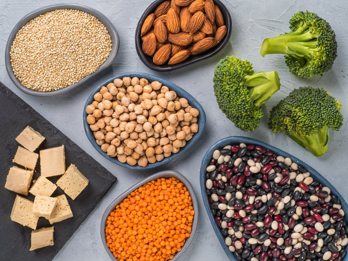 Продукты, являющиеся источником растительного белка