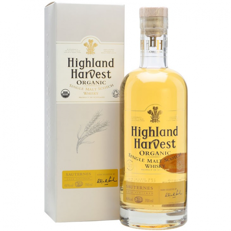 Виски органический односолодовый Highland Harvest Sauternes 0,7 л