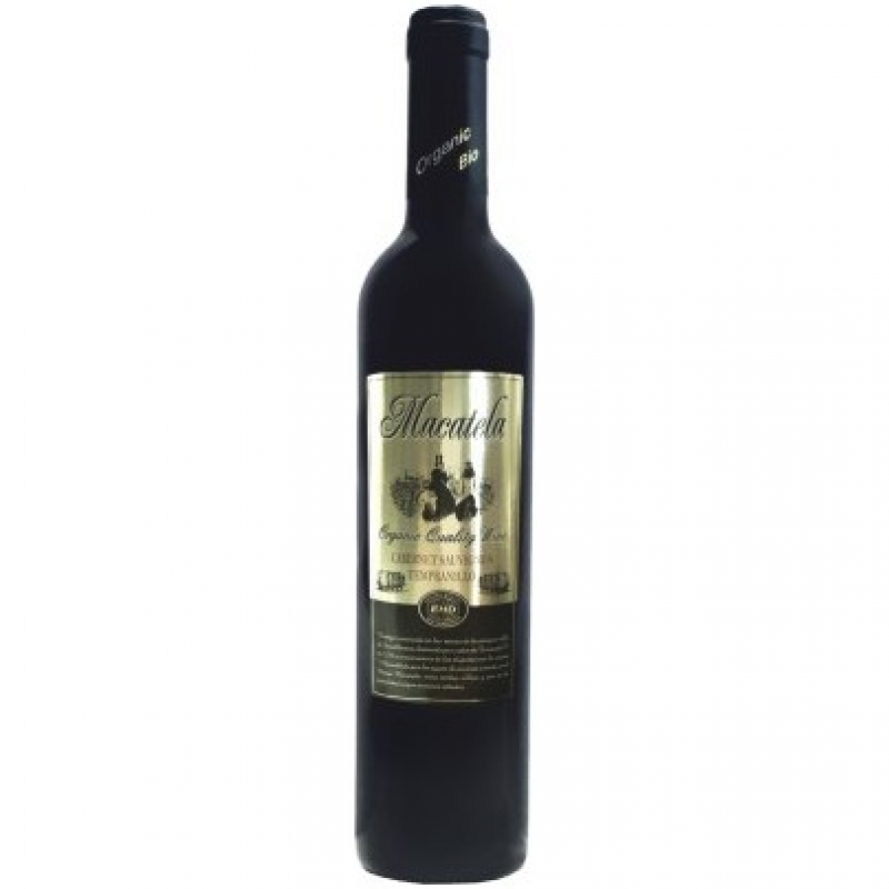 Вино красное сухое Macatela Cabernet Sauvignon Tempranillo 2015 органическое, 500 мл