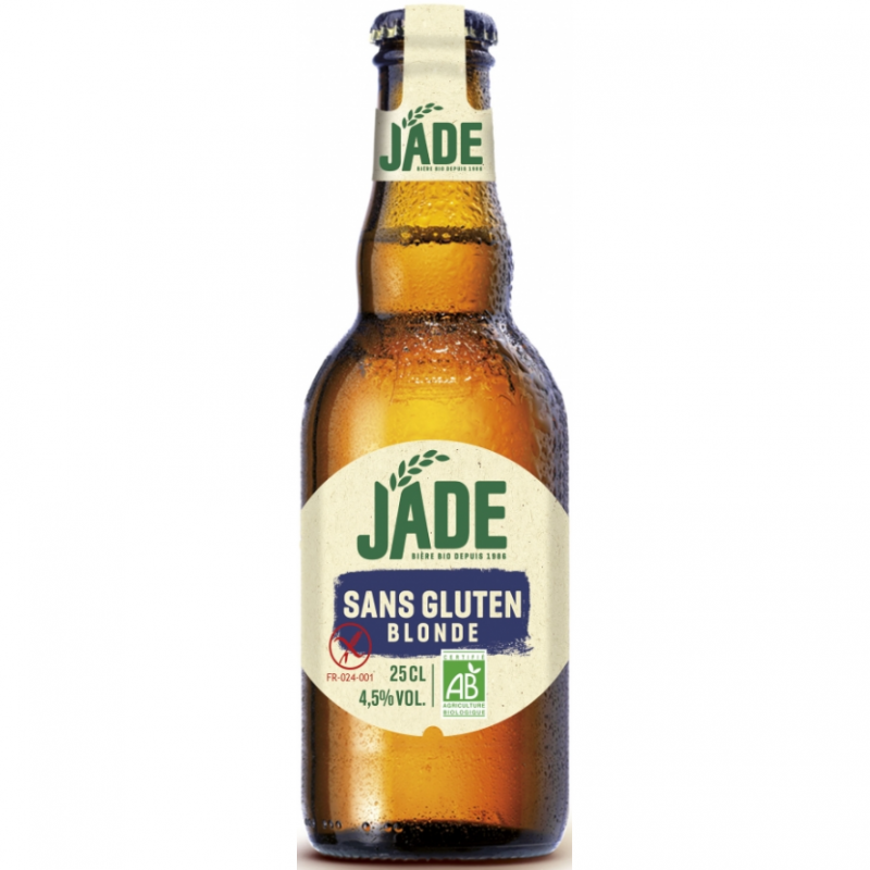 Пиво органическое светлое Jade Blonde без глютена, 250 мл