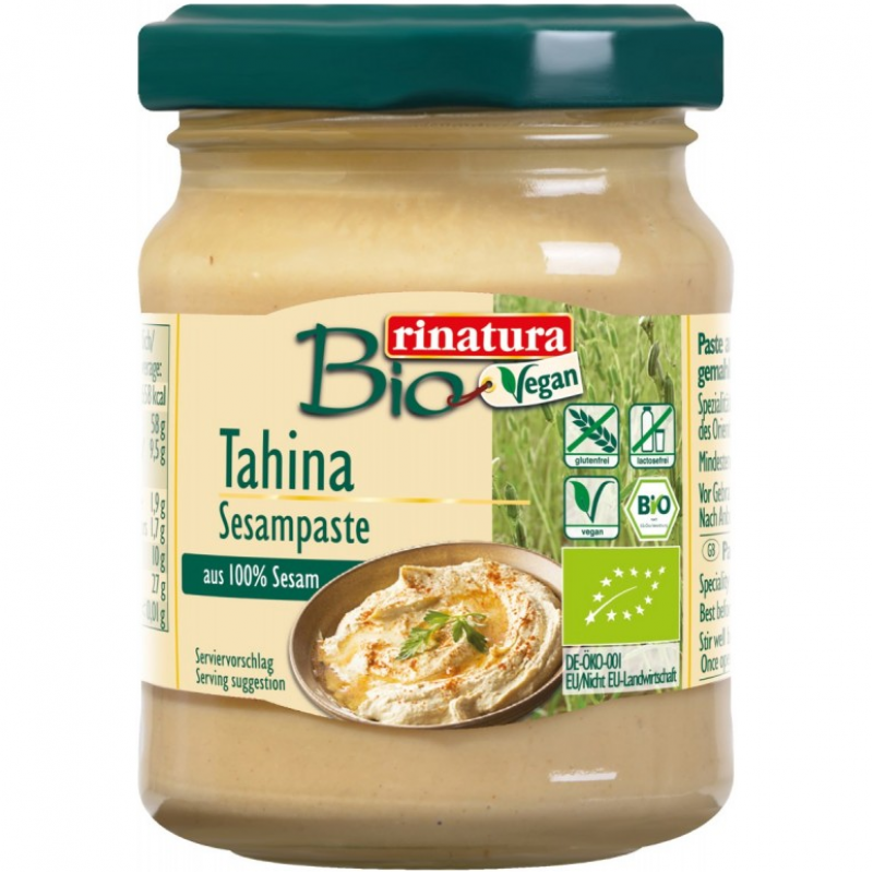 Тахини (кунжутная паста) Rinatura органическая, 125 г