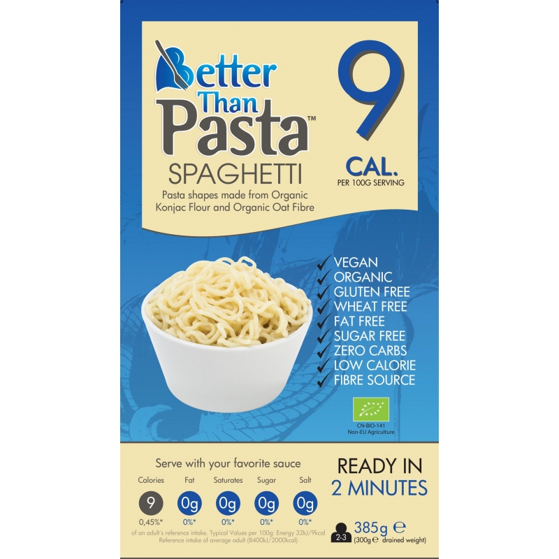 Спагетти из муки коньяку Better Than Pasta органические, 385 г