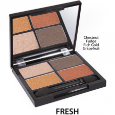 Палитра теней Квадро Zuii Organic Quad Eyeshadow Palette органическая Палитра теней Квадро Zuii Organic Quad Eyeshadow Palette органическая